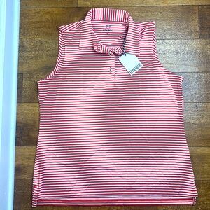 RNWK Renwick Sleeveless Performance Polo R1277 Golf Pickleball Athletic M Medium